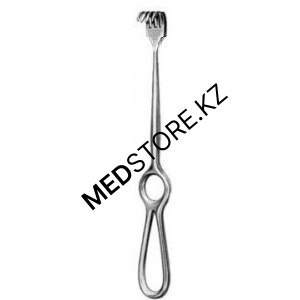Крючок хирургический четырехзубый, острый, №1, 190 мм, 18.0268.04