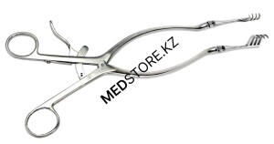 Ранорасширитель нейрохиргический с острыми губками, 320 мм, 19.0224.32