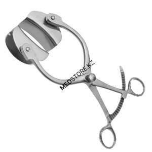 Ранорасширитель с кремальерой, двухстворчатый, 225 мм, 19.0400.22