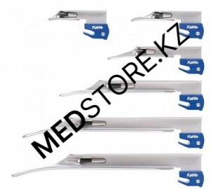 Клинок ларингоскопа KaWe одноразовый стальной Miller С №1 LED стандартного освещения, 03.14020.612