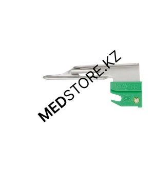Клинок ларингоскопа KaWe эконом, прямой Miller FO №0 (фиброоптический), 03.42021.601