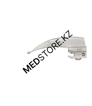 Клинок ларингоскопа KaWe изогнутый, MEGALIGHT FO Macintosh №0 (фиброоптический), 03.42244.601