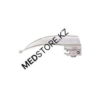 Клинок ларингоскопа KaWe изогнутый, MEGALIGHT FO Macintosh №1 (фиброоптический), 03.42244.611