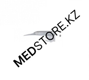 Клинок ларингоскопа KaWe прямой, MEGALIGHT® FO Miller №0 (фиброоптический), 03.42246.601