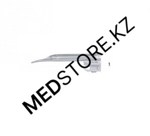 Клинок ларингоскопа KaWe прямой, MEGALIGHT® FO Miller №1 (фиброоптический), 03.42246.611