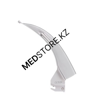 Клинок ларингоскопа KaWe с увеличенным углом POLIO Macintosh FO №4 (фиброоптический). 03.42063.641