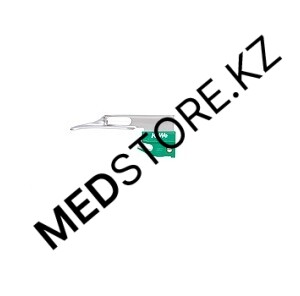 Клинок ларингоскопа KaWe одноразовый стальной Miller FO №0 (фиброоптический), 03.44024.602