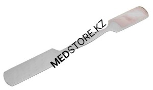 Шпатель аптечный двусторонний металлический для расфасовки мазевых лекарственных средств, 250 мм, 20.0082.25