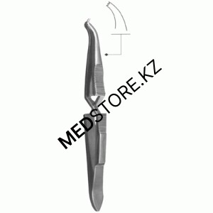 Пинцет для наложения и снятия металлических скобок, 125 мм, 22.0452.12