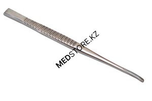 Долото с рифленой ручкой, желобоватое, изогнутое, 3 мм, 28.0023.03