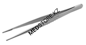 Пинцет сосудистый с атравматической нарезкой, 250х1,5 мм, 34.0023.25