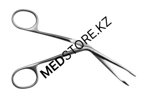 Щипцы тампонные ушные, изогнутые, №2, 140 мм, 44.0247.14