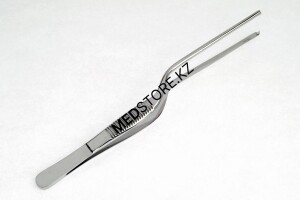 Пинцет ушной штыковидный, хирургический, 140х1,5 мм, 44.0281.14