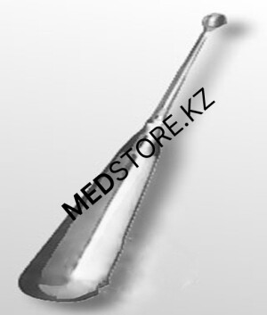 Ложка ушная острая большая жесткая, 185 мм, 44.0342.47