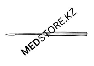 Нож для операций в полости рта и носа, НЛ 200х23 мм, 46.0392.20