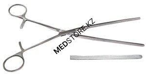 Зажим кишечный прямой эластичный для детей 200 мм, 52.0210.20