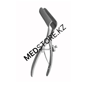 Зеркало ректальное двустворчатое со сплошными губками, 54.0011.01