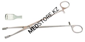 Щипцы для фиксации тела и шейки матки, 230 мм, 60.0651.23