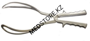 Щипцы акушерские изогнутые (по Симсу-Брауну), 348 мм, 62.0040.35