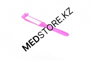 Браслет для новорожденного (идентификационный) розовый Biolop