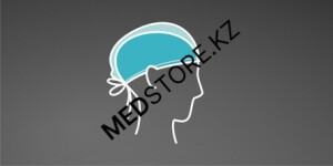 Шапочка-колпак 58х18см Bioheadax для врачей на завязках, из СМС