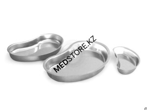 Лоток медицинский почкообразный металлический ЛМПч200, 200х120х30мм (V - 0,3л)
