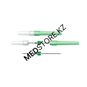 Игла двусторонняя стерильная 21G (зеленый)