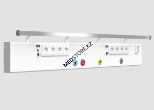 Консоль медицинская двухрядная длина 1600 мм