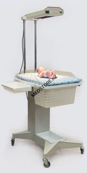 СТОЛ-ТРАНСФОРМЕР ДЛЯ НОВОРОЖДЕННЫХ «СОЛНЫШКО» Комплектность СО (стол для санитарной обработки и пеленания с верхним обогревом)