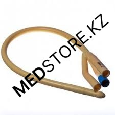 Катетер Фолея Biocare Budget 3-х ходовой,с силиконовым покрытием, р.24FR однокр.прим. стер