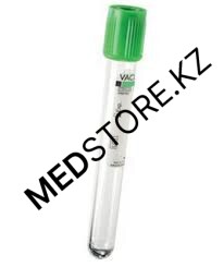Вакуумная пробирка с лития гепарином 2мл (зеленая крышка)